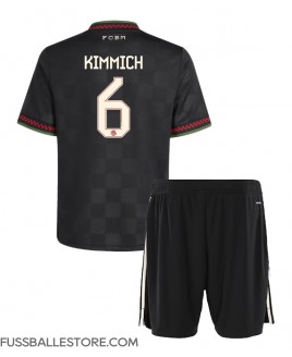 Günstige Bayern Munich Joshua Kimmich #6 3rd trikot Kinder 2025-26 Kurzarm (+ Kurze Hosen)